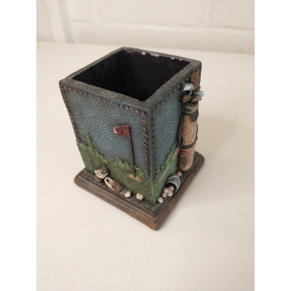 Golf Pen Holder Office Desk Organizer Resin Detailed - Picture 12 of 13